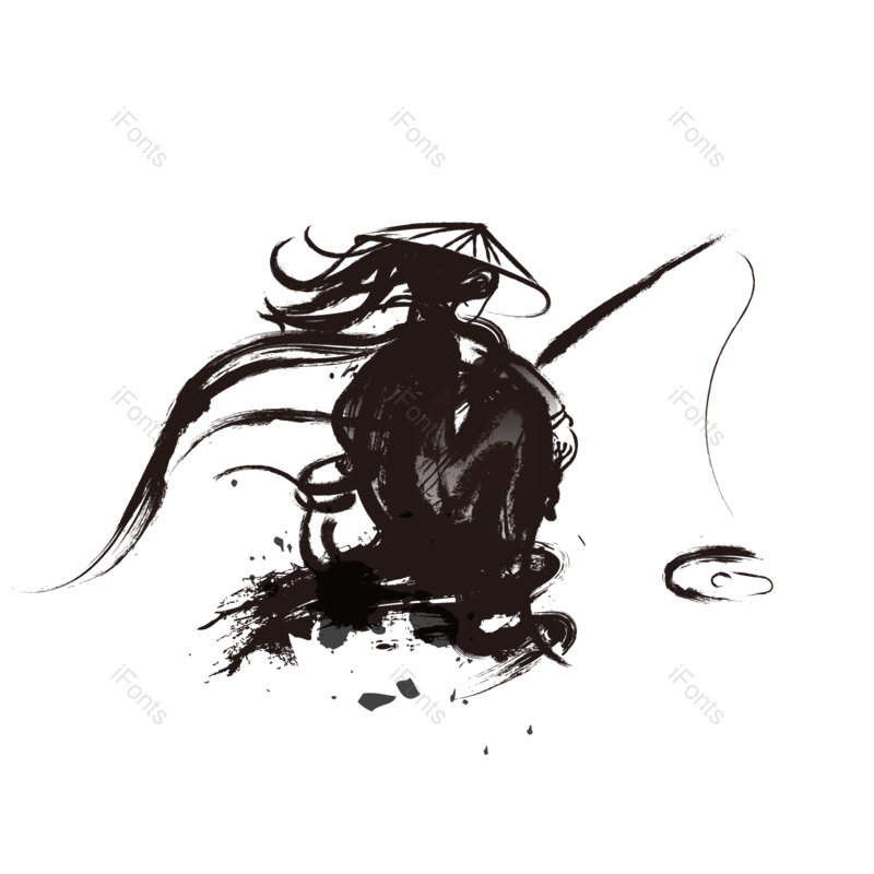 中国风图片,矢量素材元素,背影PNG,古风免抠素材